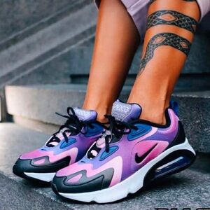 Nike Air Max 200 SE "Bubble Pack" Vivid Purple CK2596-400 Women's size 7.5